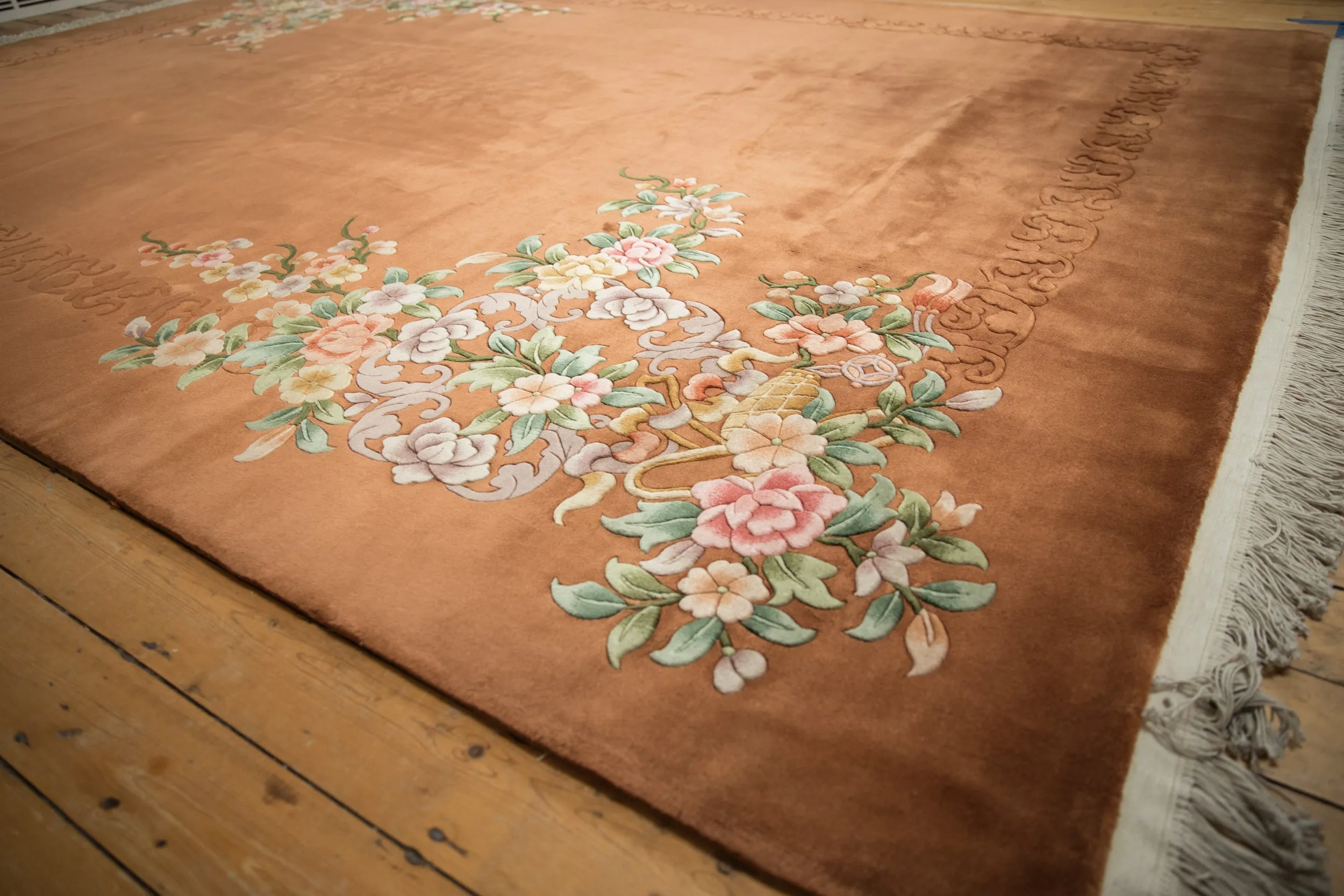 10x14 Vintage Art Deco Carpet