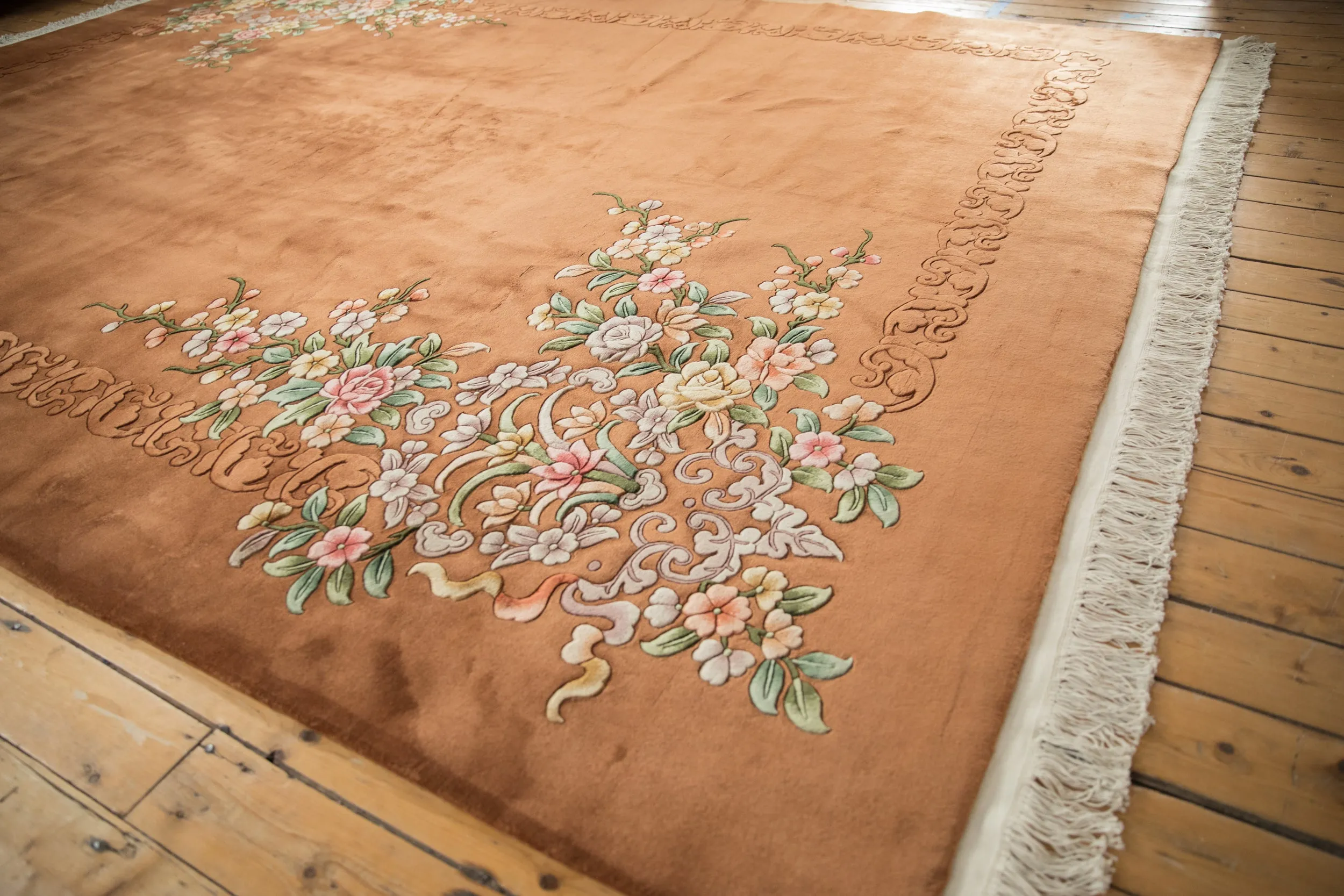 10x14 Vintage Art Deco Carpet