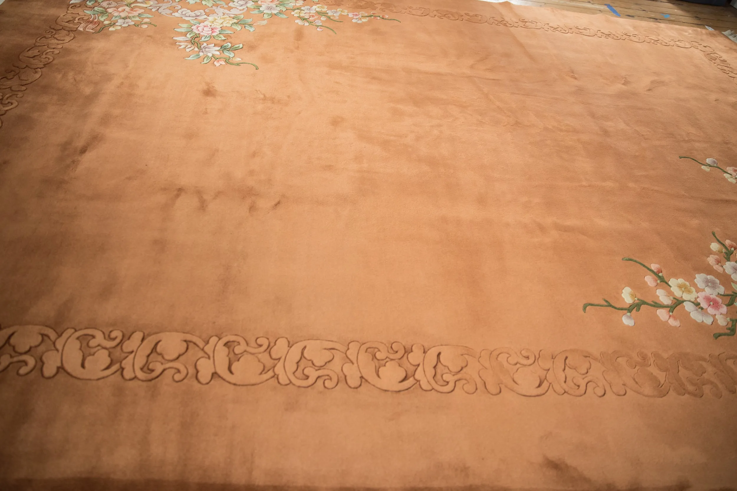 10x14 Vintage Art Deco Carpet