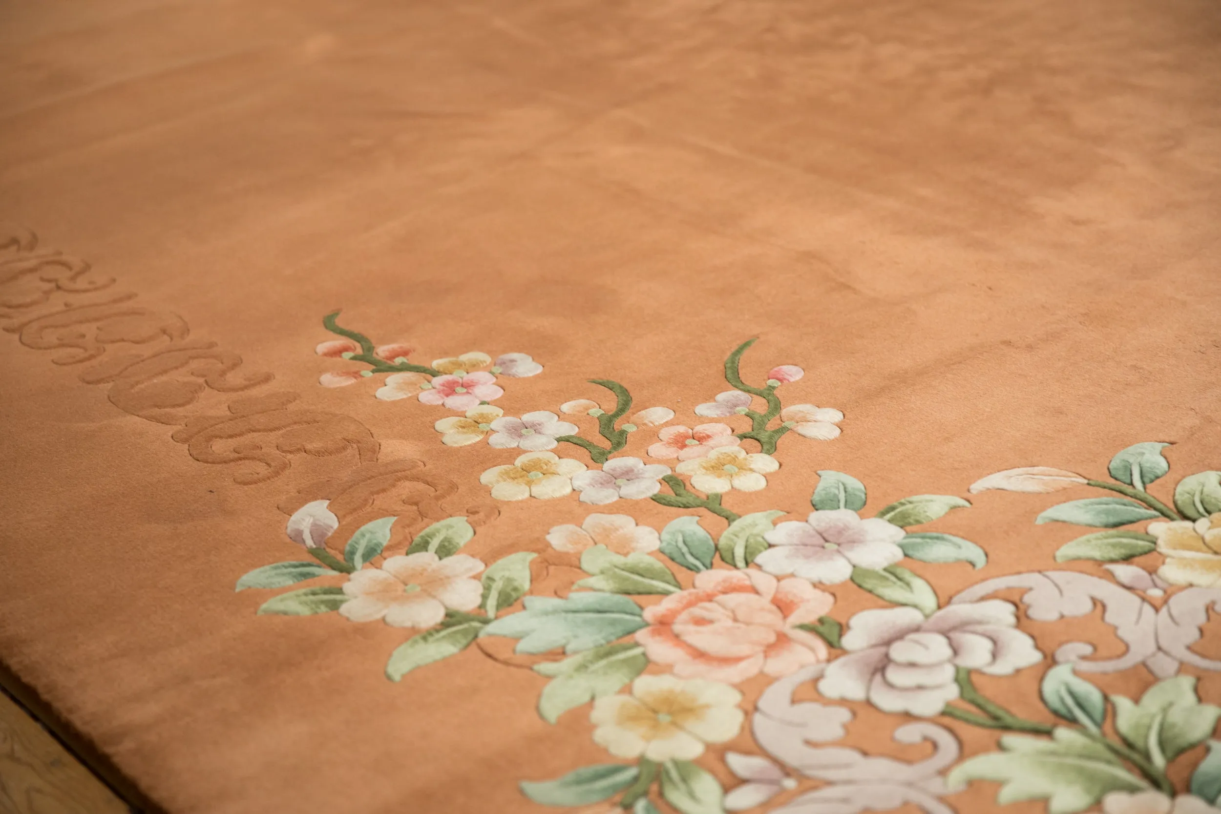10x14 Vintage Art Deco Carpet