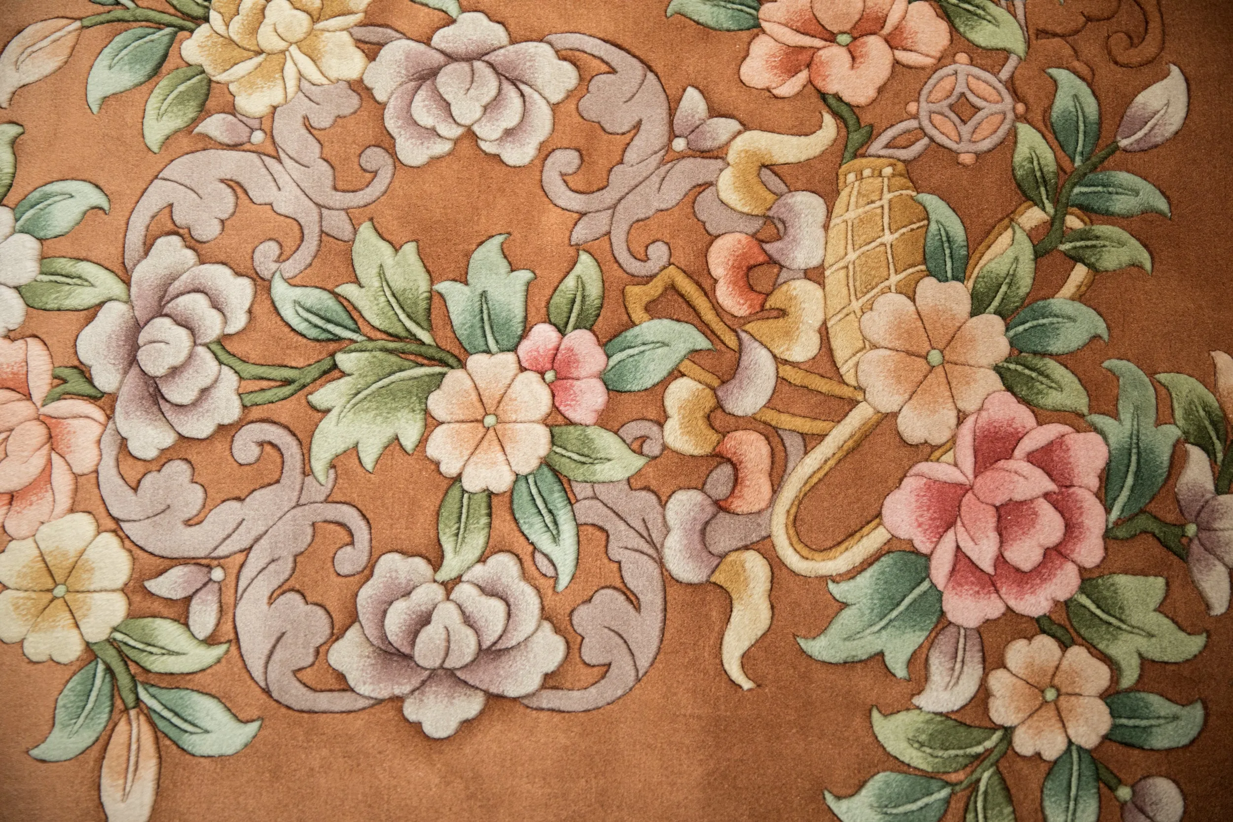 10x14 Vintage Art Deco Carpet