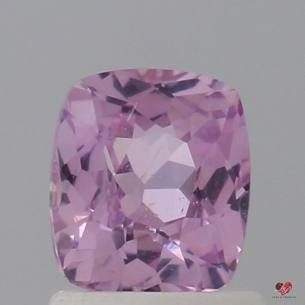 1.19cts Rectangle Cushion Medium Blush Rose Champagne Sapphire