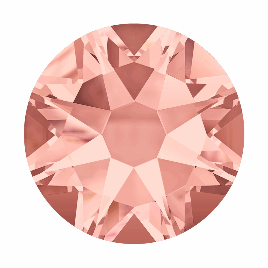 2038 & 2078 Swarovski Flatback Hotfix, Blush Rose (257)