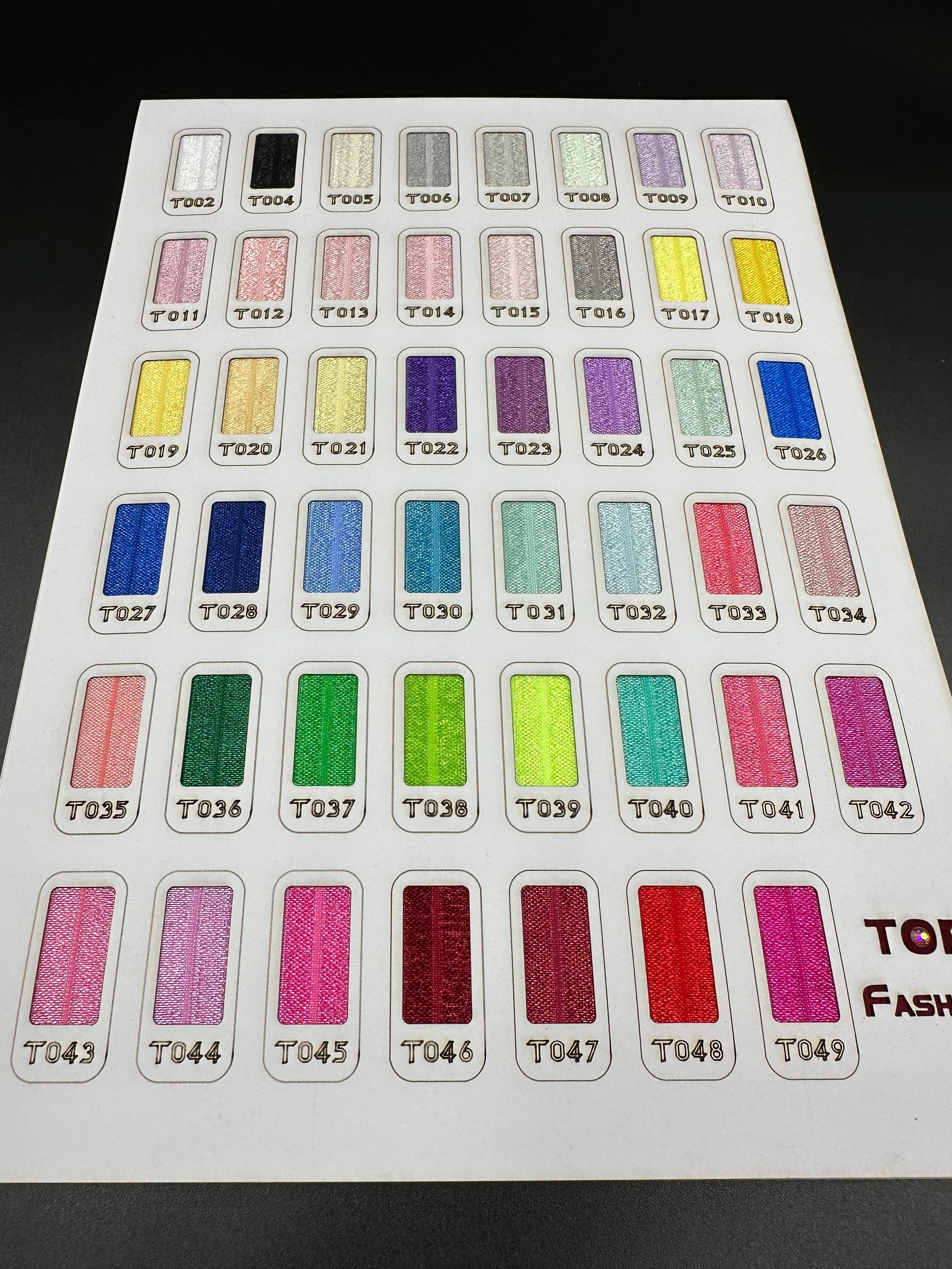 *5/8'' (15mm) Top Quality Shiny Fold Over Elastic 5/8'' FOE Shiny FOE By the Roll - 100 yards