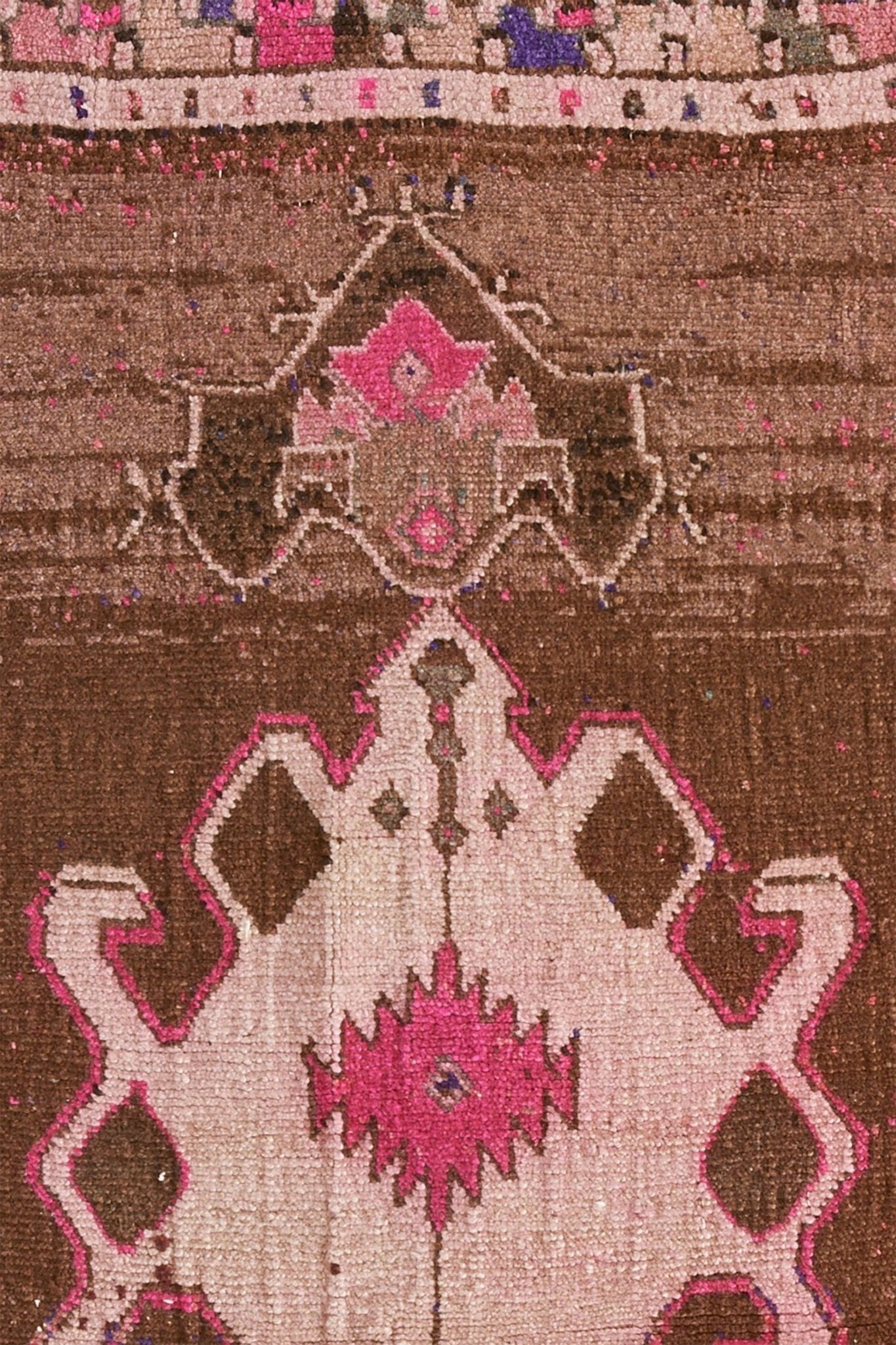 ‘Confetti' - Turkish Vintage Accent Rug - 2'10'' x 5'2''