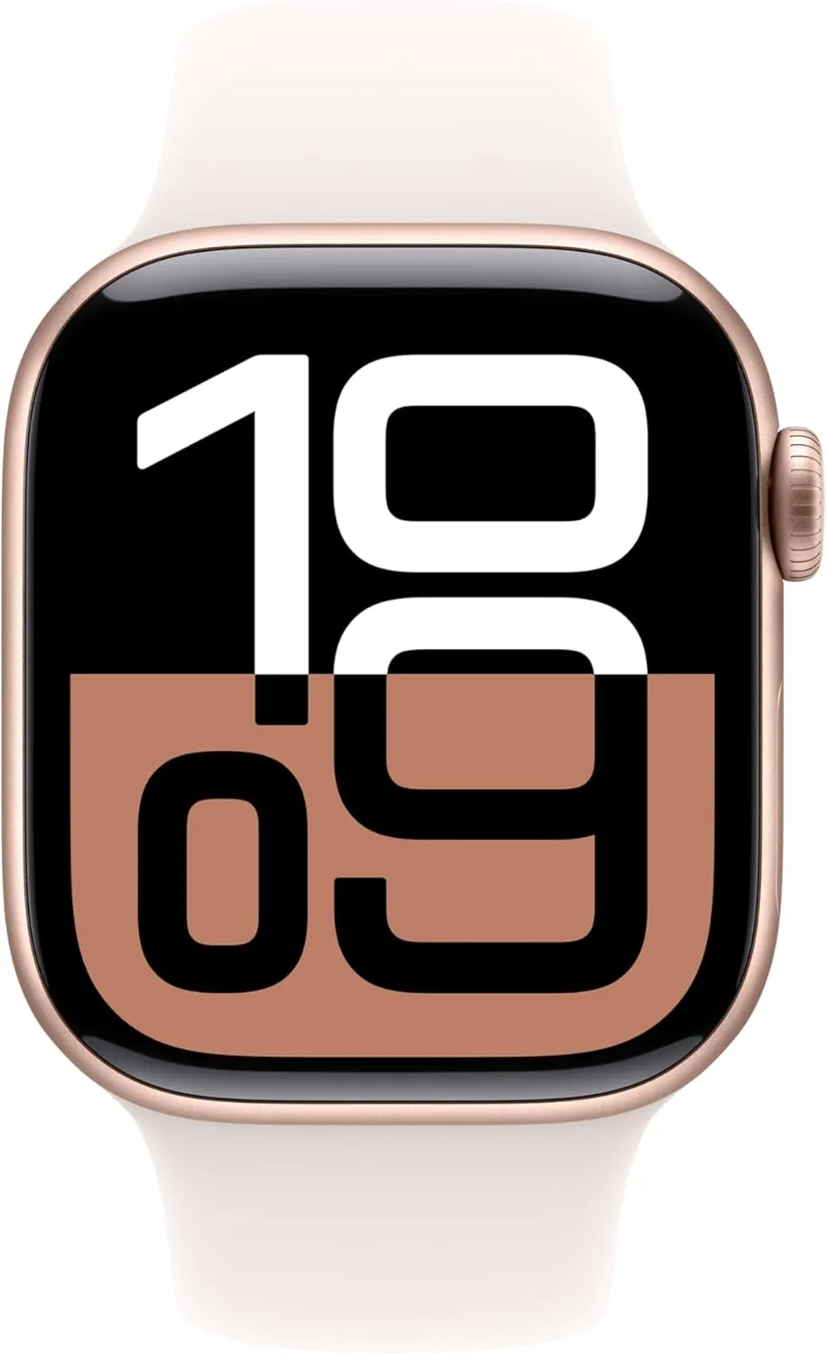 Apple Watch Series 10 [GPS   Cellular 42mm case] Smartwatch with Rose Gold Aluminium Case with Light Blush Sport Band - S/M. Fitness Tracker, ECG App, Always-On Retina Display, Water Resistant