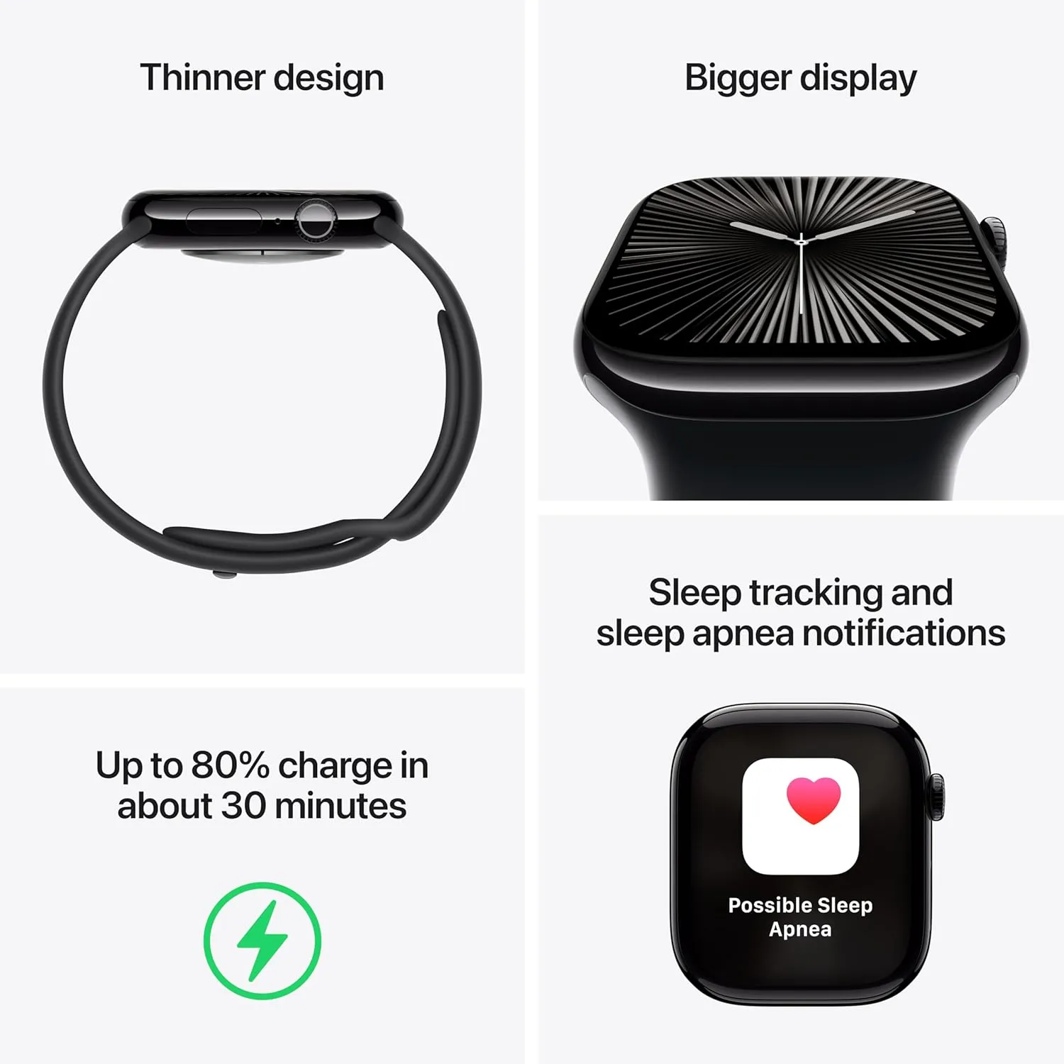 Apple Watch Series 10 [GPS   Cellular 42mm case] Smartwatch with Rose Gold Aluminium Case with Light Blush Sport Band - S/M. Fitness Tracker, ECG App, Always-On Retina Display, Water Resistant