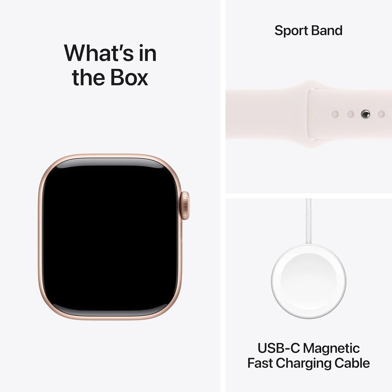 Apple Watch Series 10 [GPS   Cellular 42mm case] Smartwatch with Rose Gold Aluminium Case with Light Blush Sport Band - S/M. Fitness Tracker, ECG App, Always-On Retina Display, Water Resistant