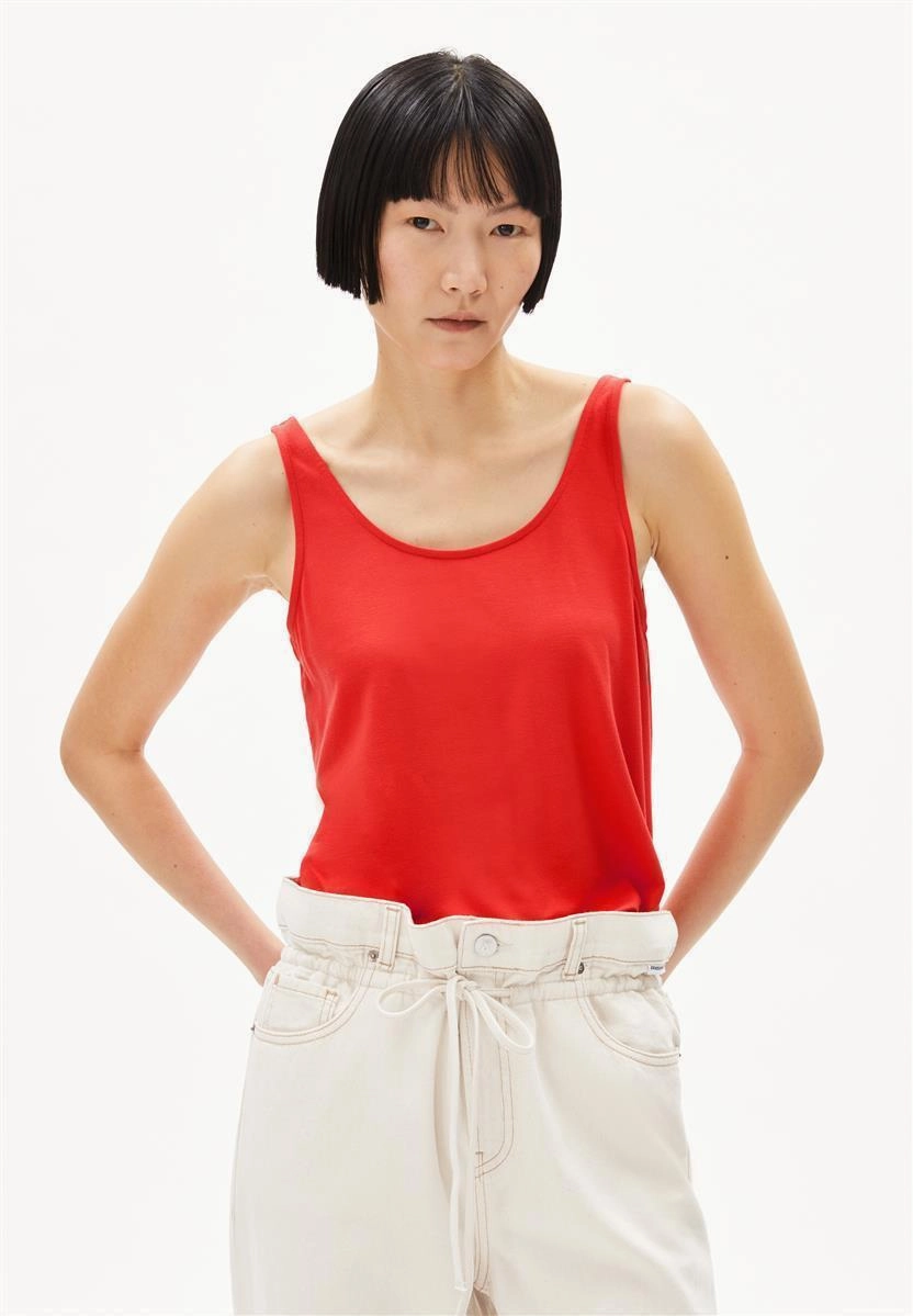 ARMEDANGELS Ashraani Solid coral blush