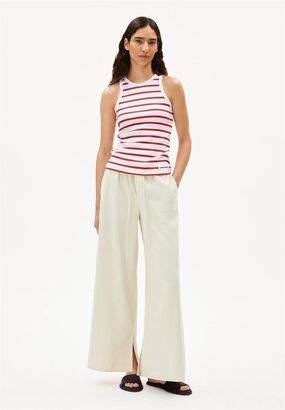 ARMEDANGELS Kanitaa Stripes white-coral blush