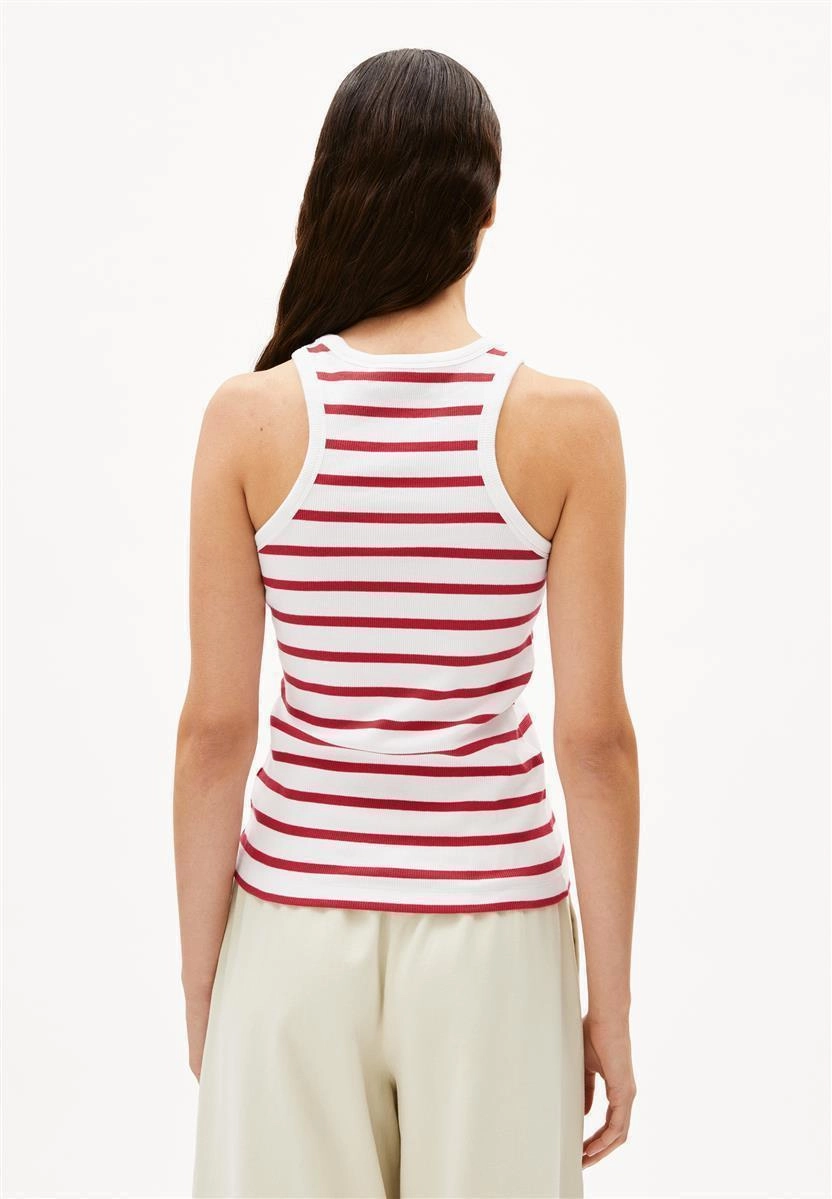 ARMEDANGELS Kanitaa Stripes white-coral blush