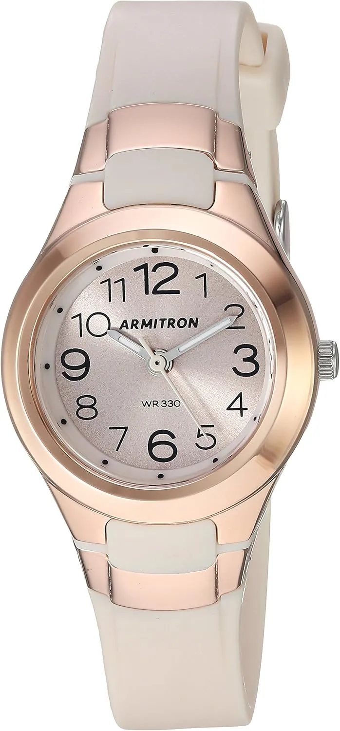 Armitron Sport Women's Easy to Read Resin Strap Watch