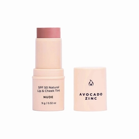 Avocado Zinc – SPF 50 Natural Lip & Cheek Tint – Nude