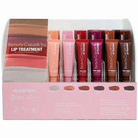 Beauty Creations Lip Treatment & Tint - Wholesale Display 36 Units   6 Tester (TLT-PT)