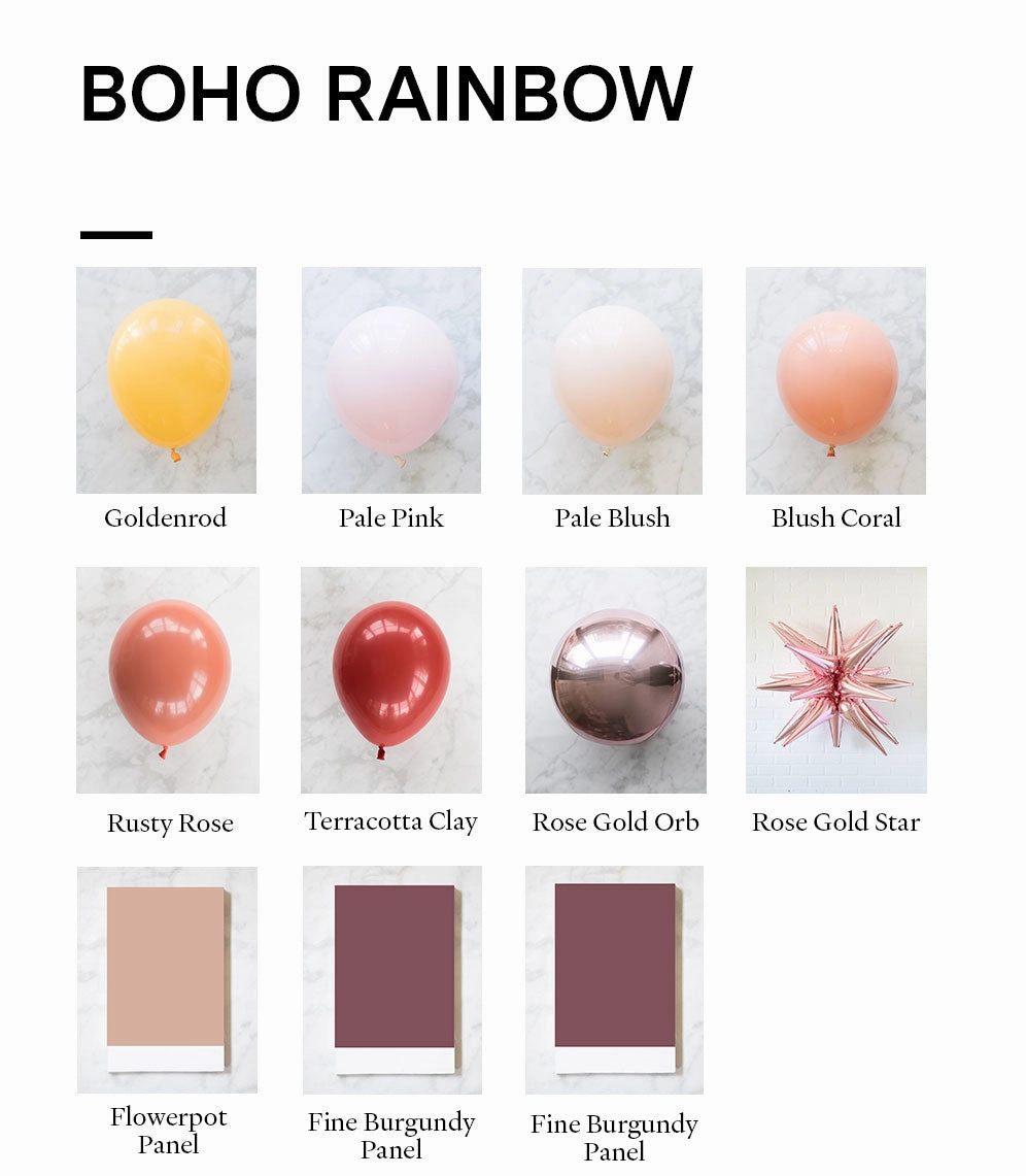Boho Rainbow - The Beaudoin Set with Neon Sign
