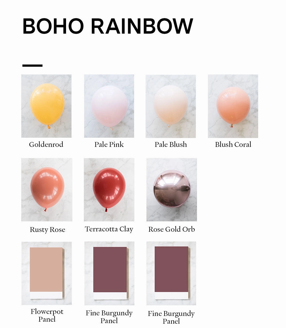 Boho Rainbow - The Beaudoin Set with Neon Sign