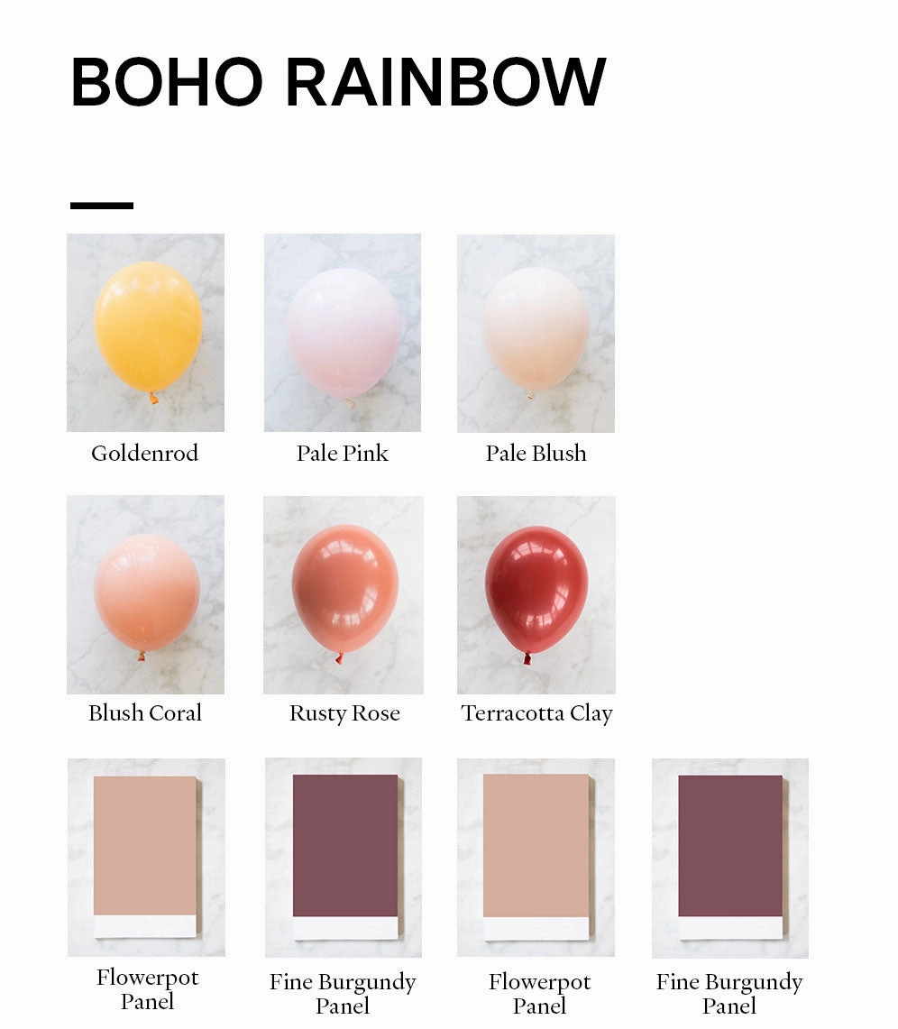 Boho Rainbow - The Beaudoin Set with Neon Sign