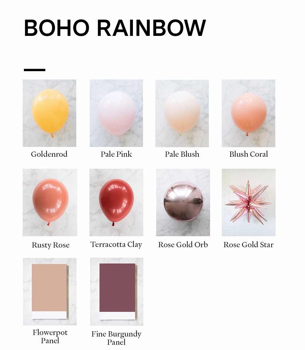 Boho Rainbow - The Beaudoin Set with Neon Sign