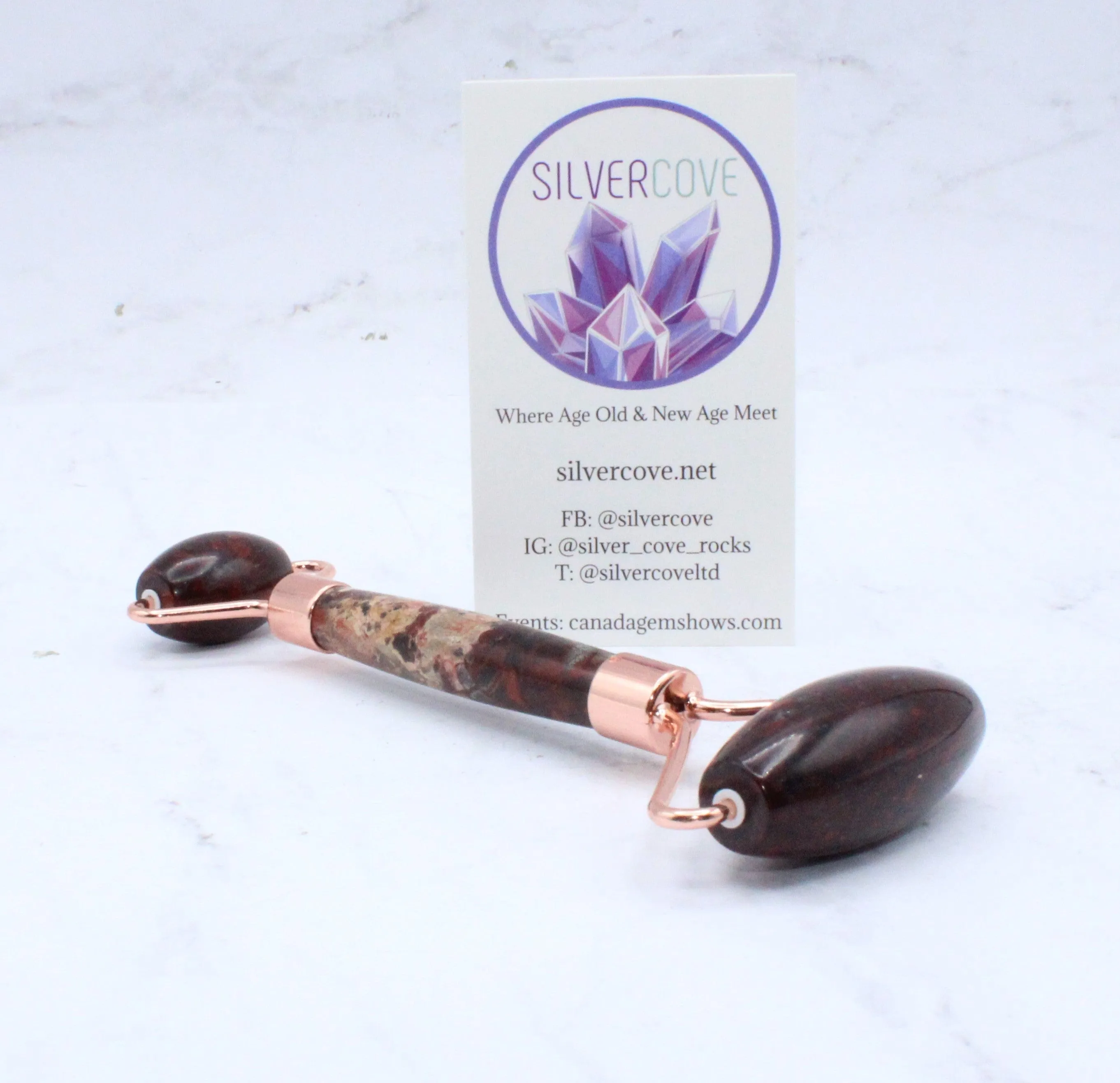 Brecciated Jasper Massage Roller
