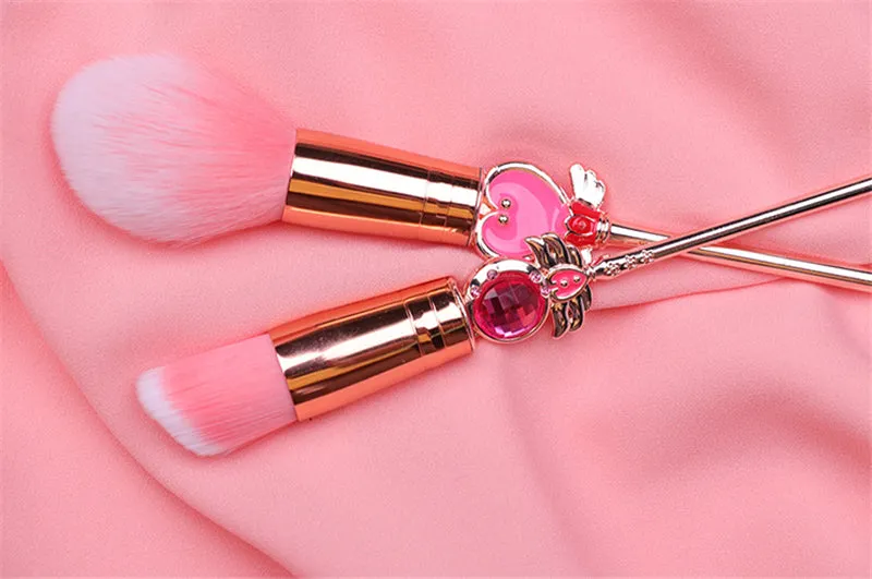 Cardcaptor 8Pcs Sakura Makeup Brush Set