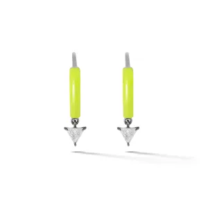 Chroma Highlighter Hoops - Apex White Diamonds