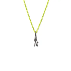 Chroma Highlighter Necklace with Blackened White Gold Clasp