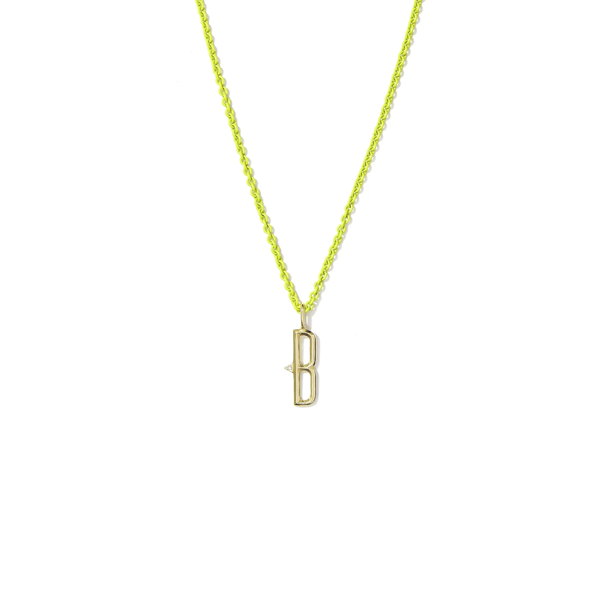 Chroma Highlighter Necklace with Yellow Gold Clasp