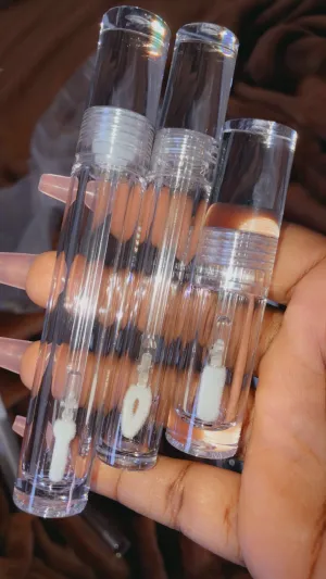 Clear Lip Gloss Tube (Screen Printing)