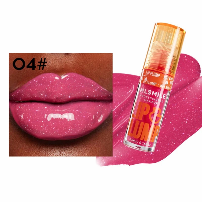 Clear Moisturizing Lip Gloss – Crystal Jelly Lip Oil | Non-Sticky Plumping Lip Balm for Sexy Shine and Smooth Lip Care