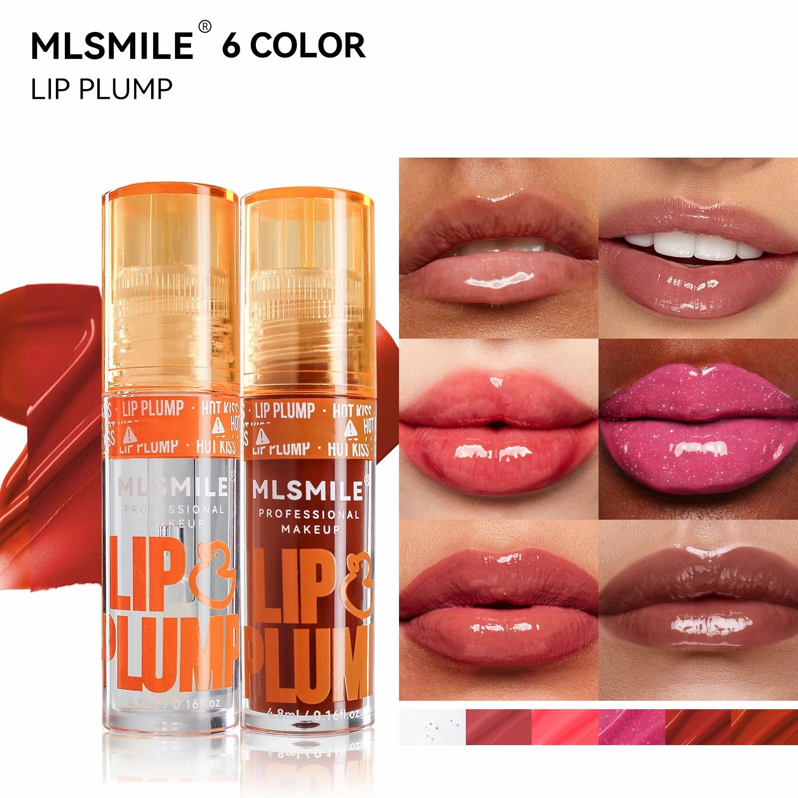 Clear Moisturizing Lip Gloss – Crystal Jelly Lip Oil | Non-Sticky Plumping Lip Balm for Sexy Shine and Smooth Lip Care