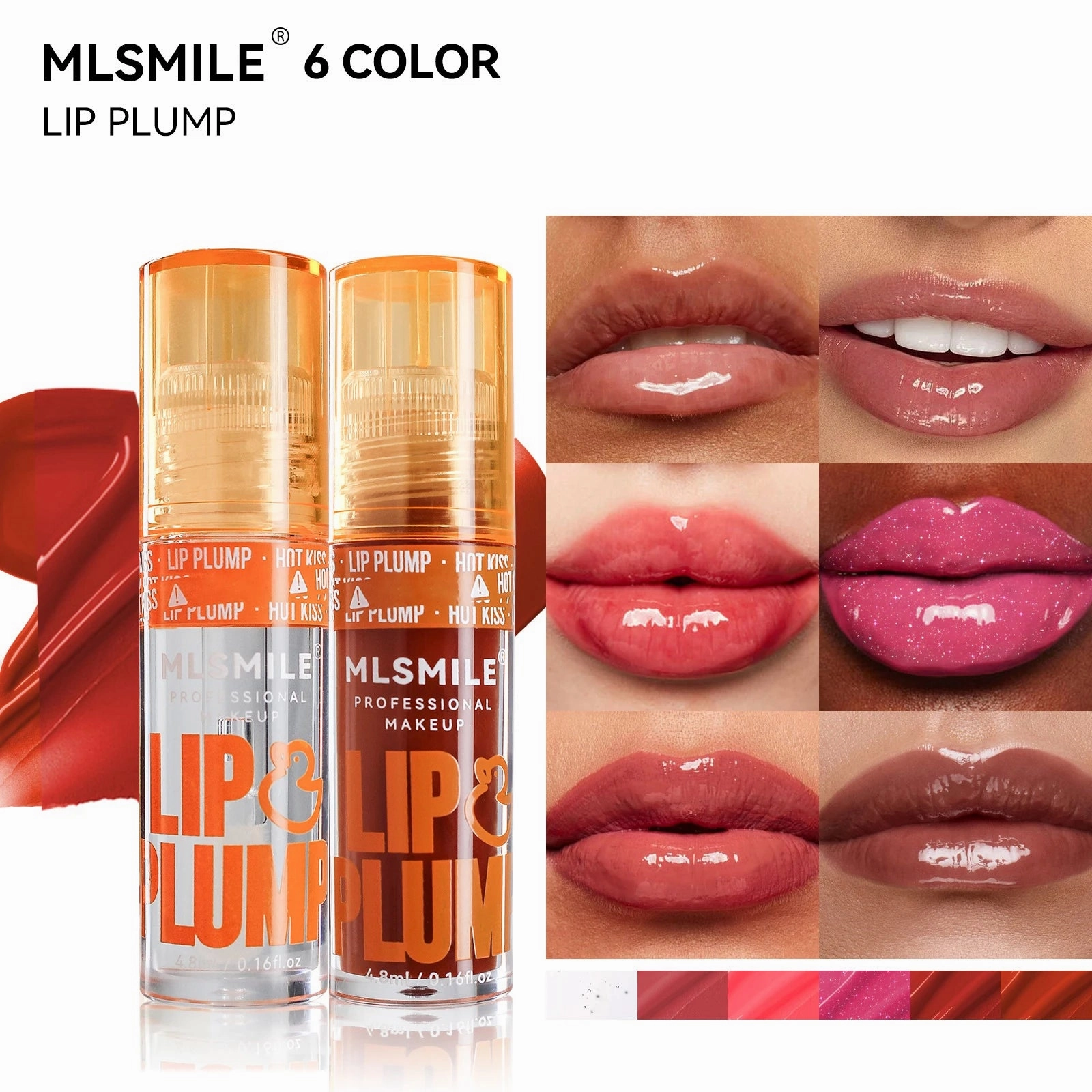 Clear Moisturizing Lip Gloss – Crystal Jelly Lip Oil | Non-Sticky Plumping Lip Balm for Sexy Shine and Smooth Lip Care
