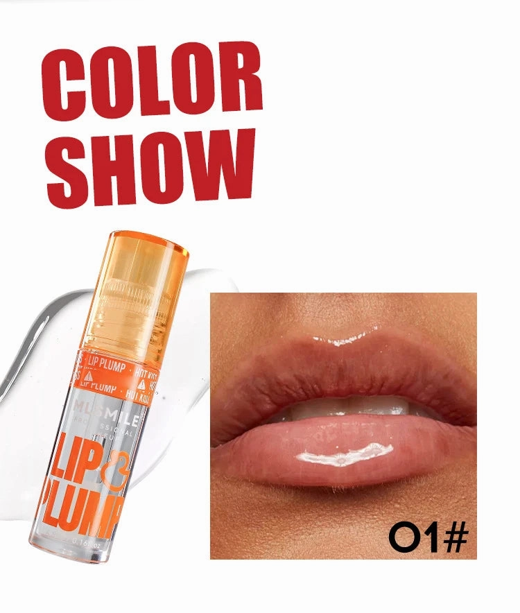 Clear Moisturizing Lip Gloss – Crystal Jelly Lip Oil | Non-Sticky Plumping Lip Balm for Sexy Shine and Smooth Lip Care