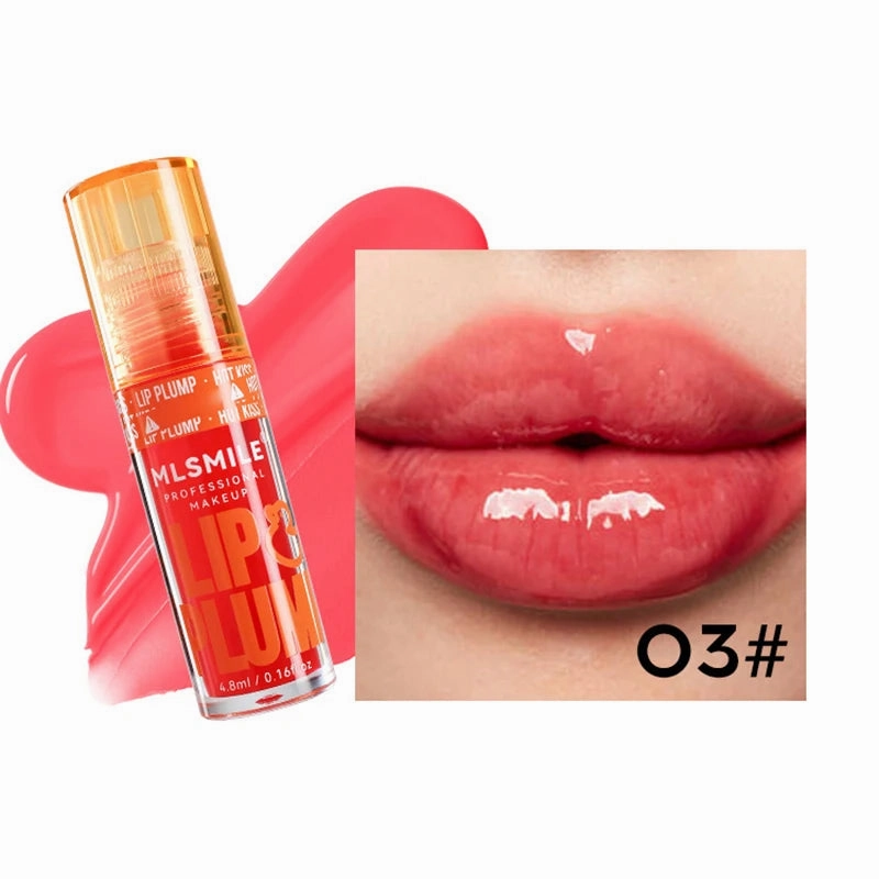 Clear Moisturizing Lip Gloss – Crystal Jelly Lip Oil | Non-Sticky Plumping Lip Balm for Sexy Shine and Smooth Lip Care