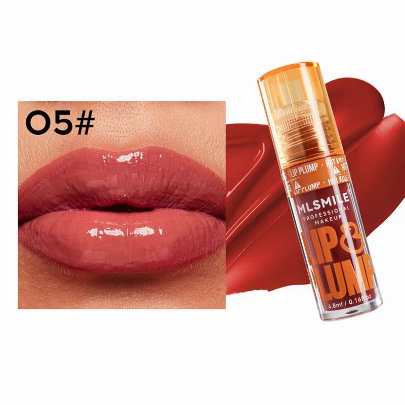 Clear Moisturizing Lip Gloss – Crystal Jelly Lip Oil | Non-Sticky Plumping Lip Balm for Sexy Shine and Smooth Lip Care