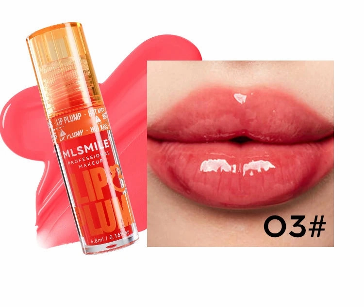 Clear Moisturizing Lip Gloss – Crystal Jelly Lip Oil | Non-Sticky Plumping Lip Balm for Sexy Shine and Smooth Lip Care