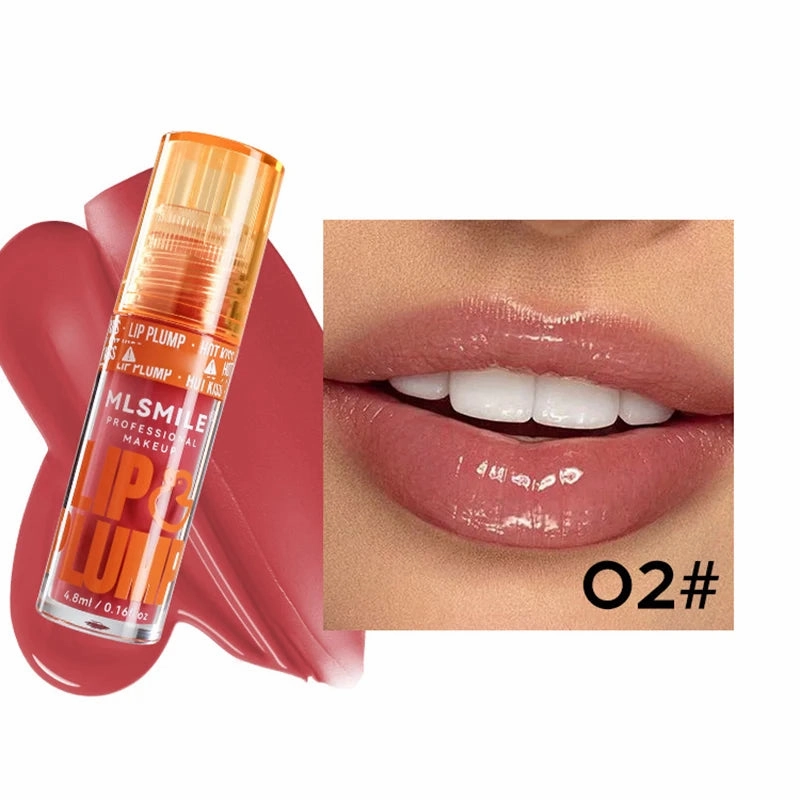 Clear Moisturizing Lip Gloss – Crystal Jelly Lip Oil | Non-Sticky Plumping Lip Balm for Sexy Shine and Smooth Lip Care