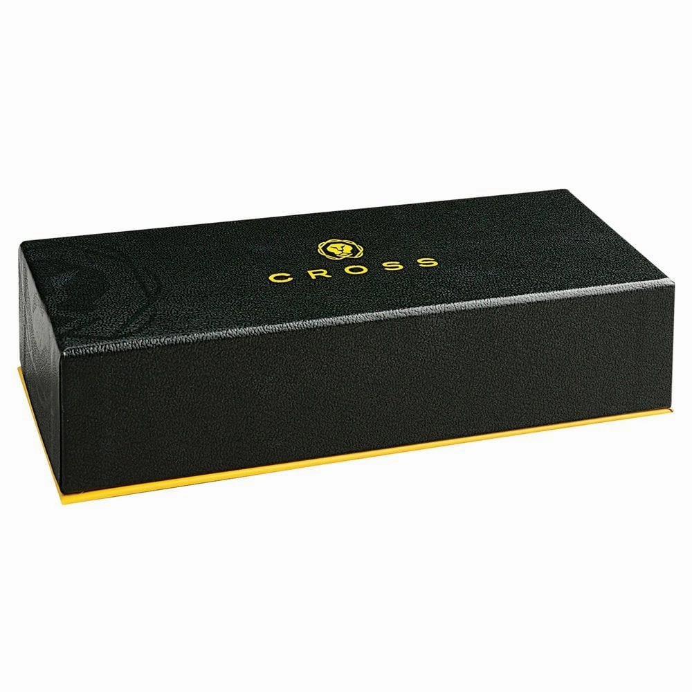 Cross Townsend Black Lacquer Chrome Trim Ballpoint Pen