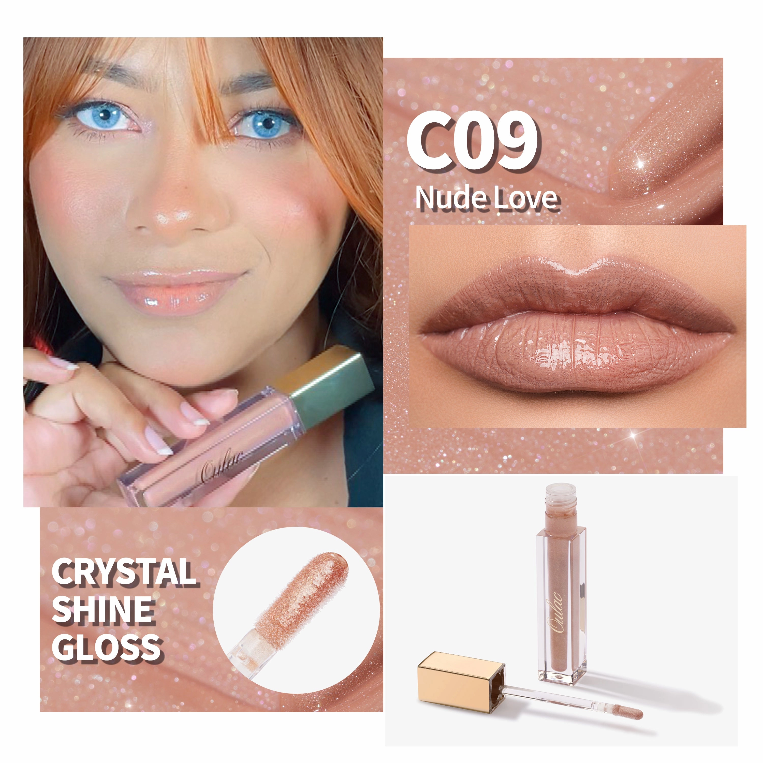 Crystal Shine Gloss | C09 Nude Love