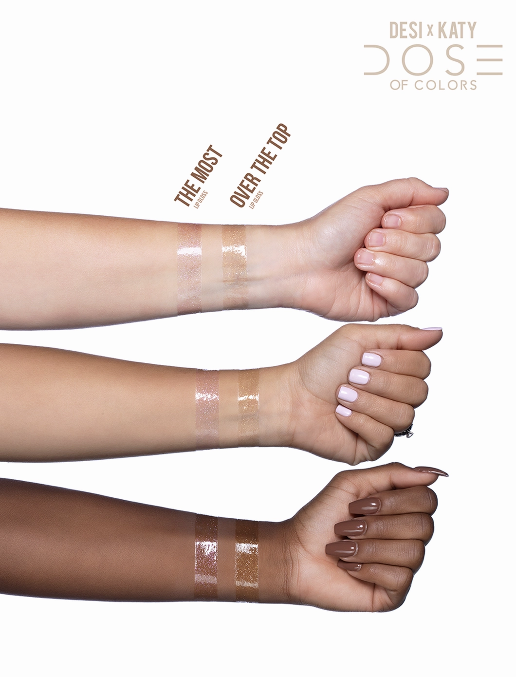 Dose of Colors Desi x Katy Lipgloss in The Most