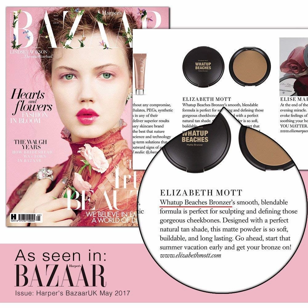 Elizabeth Mott Bundle: Show Me Your Glow Shimmer Highlighter AND Whatup Beaches Bronzer (Matte) - Cruelty Free