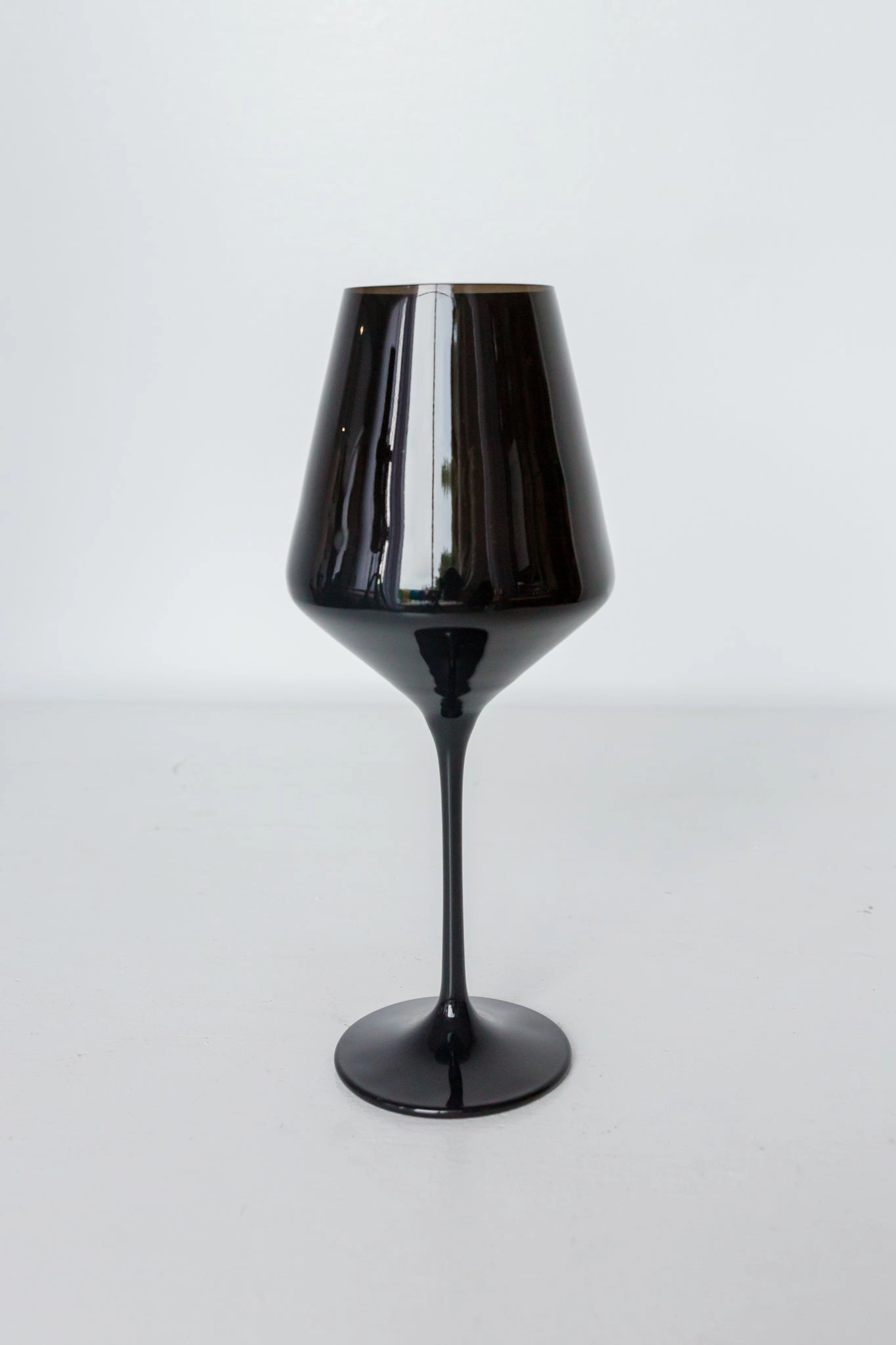 Estelle Colored Wine Stemware (Black)