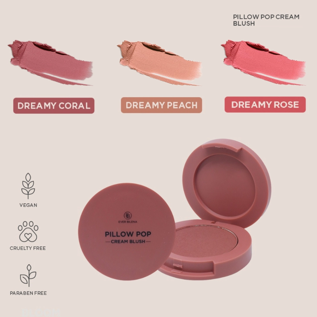 Ever Bilena Pillow Pop Cream Blush | Choose A Shade