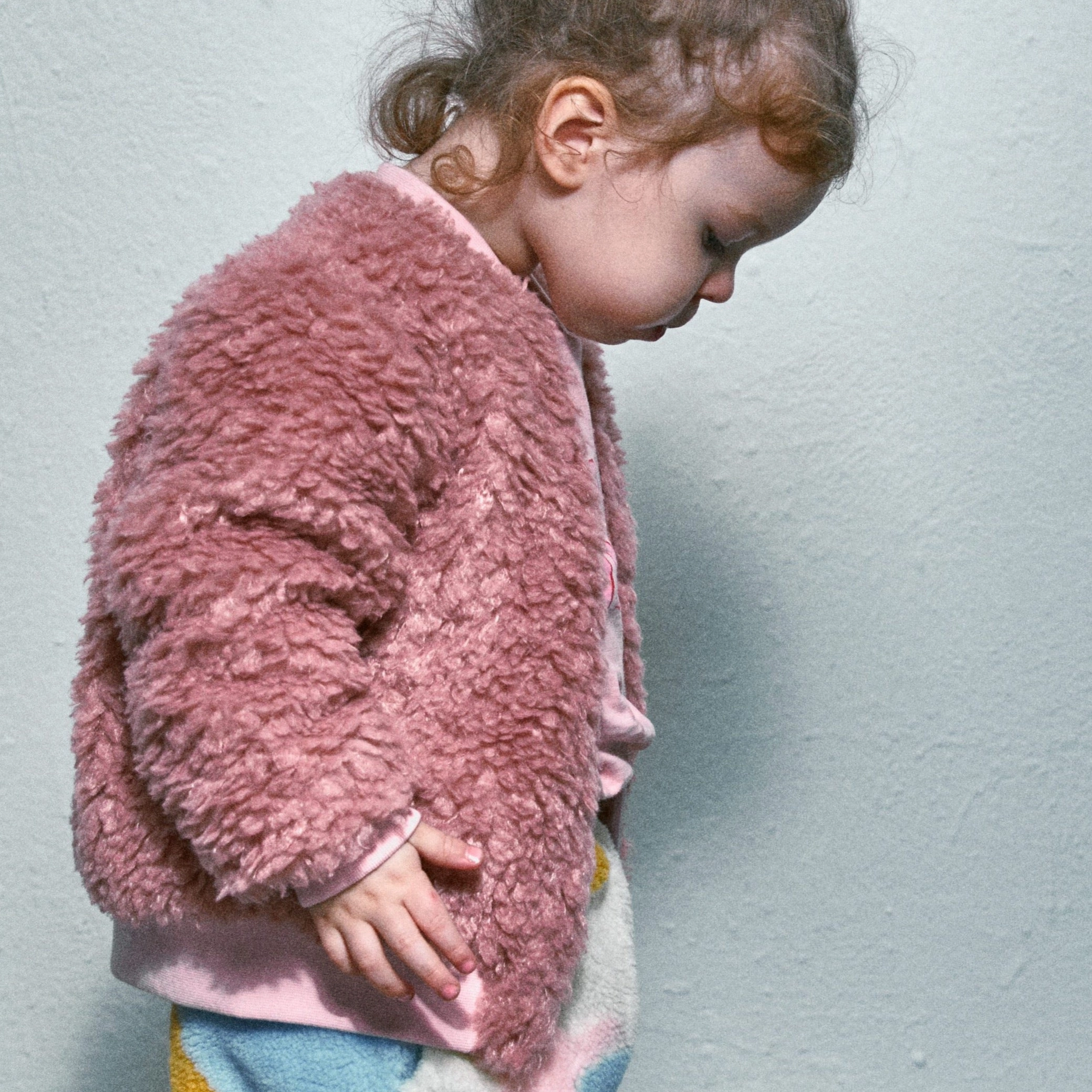 Fur Bomber // rose