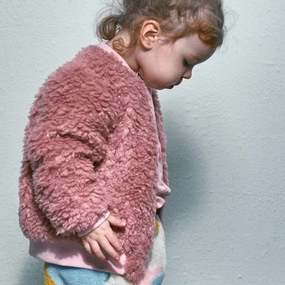 Fur Bomber // rose
