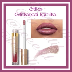 Glitterati Lip Top Coat - Ignite by Stila for Women - 0.1 oz Lip Gloss