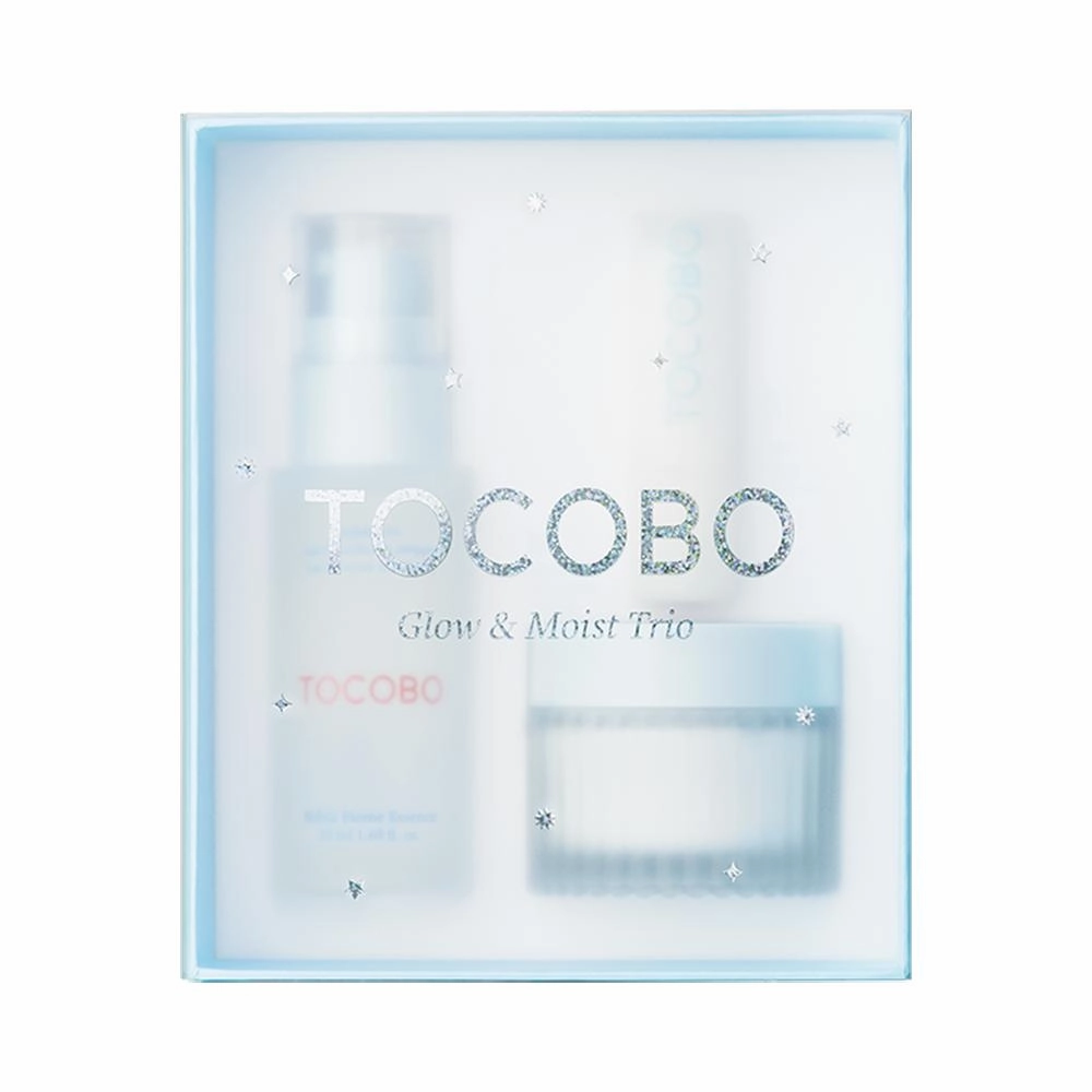 Glow & Moist Trio Set [Essence Cream Lip Balm]