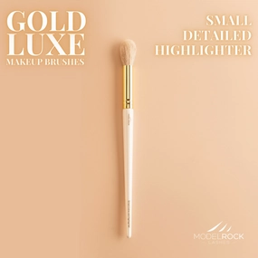 Gold Luxe Small Detailed Highlighter Brush