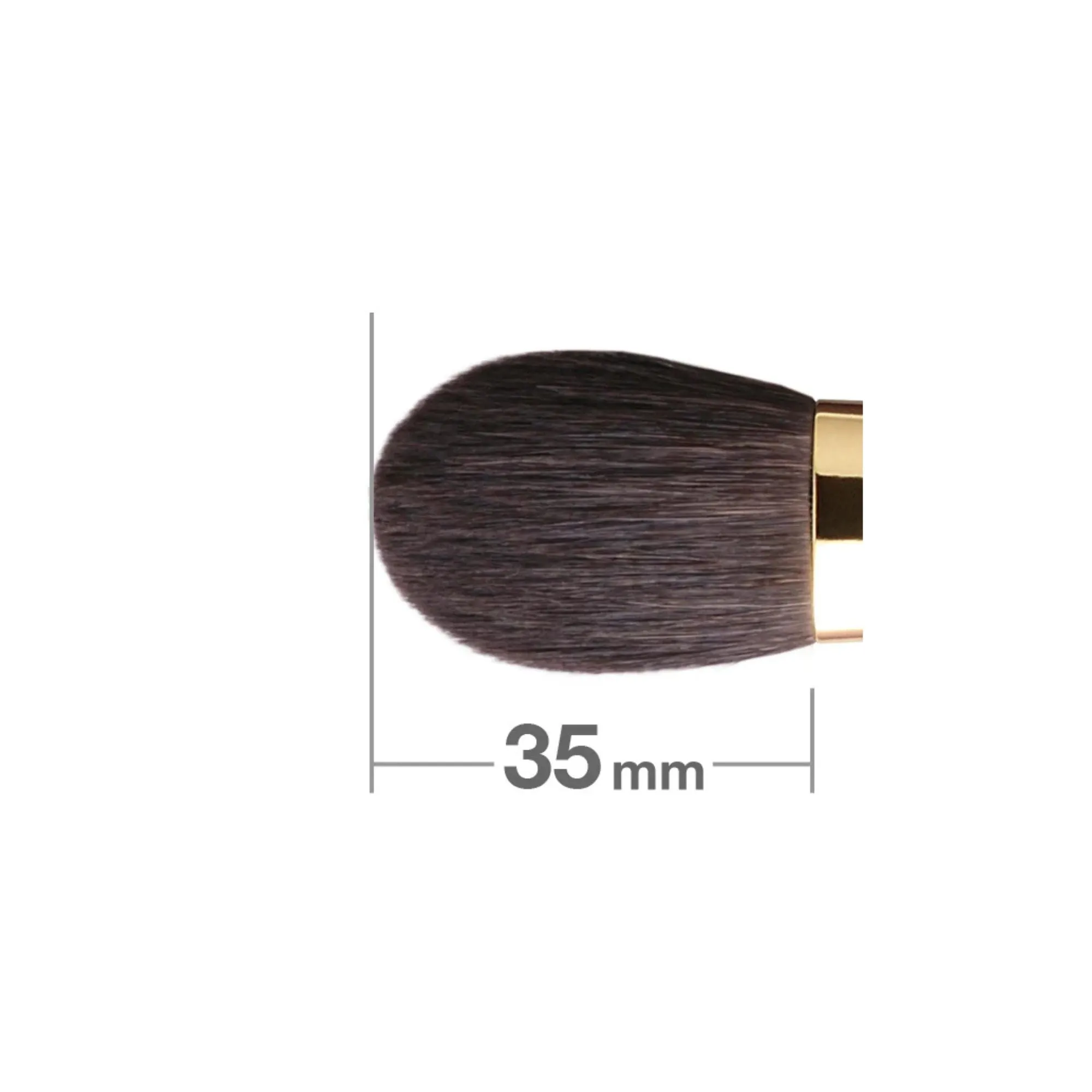 Hakuhodo S111Bk Blush Brush Round & Flat