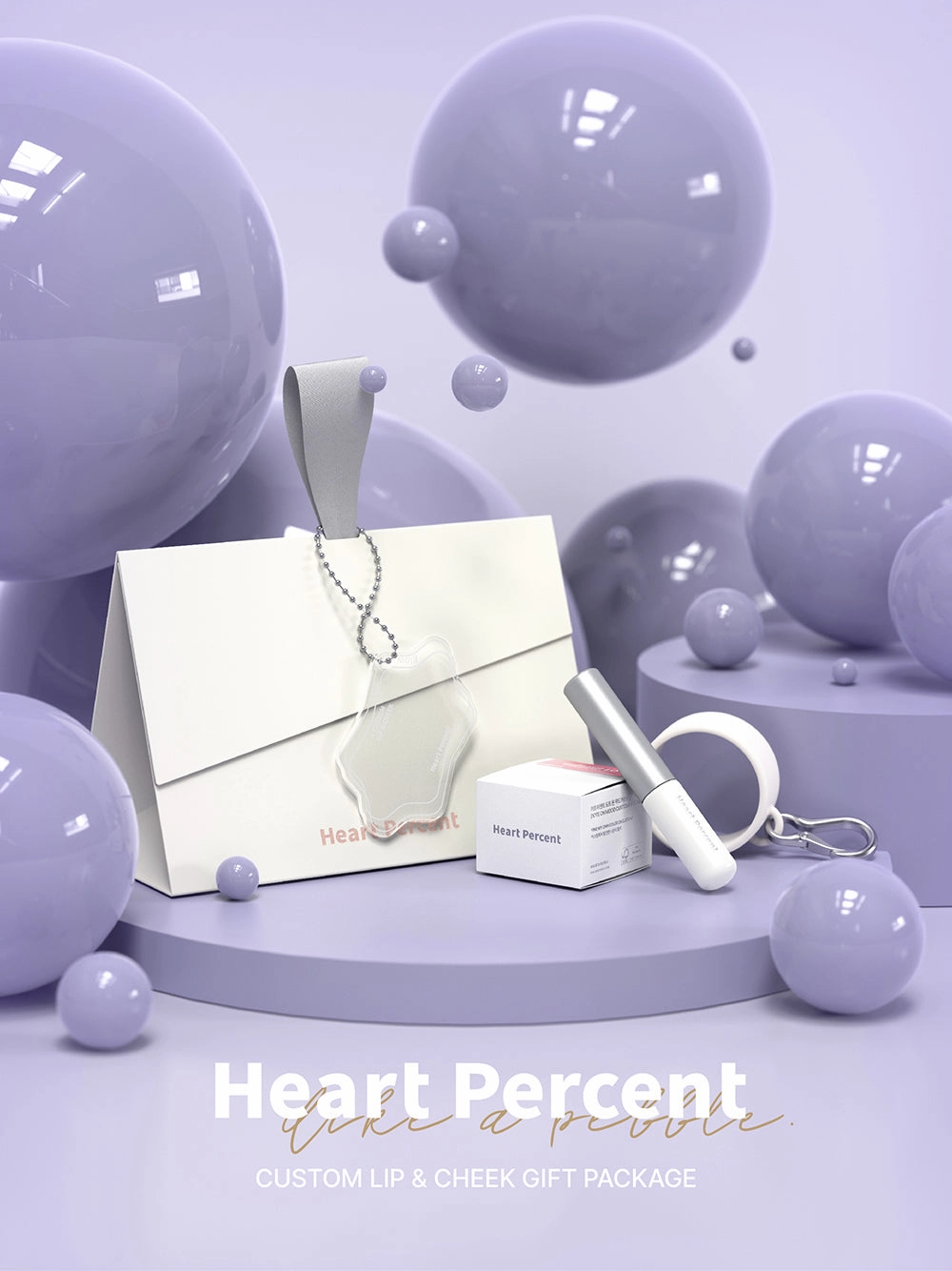 Heart Percent Dote on Mood Custome Lip & Cheek (Dual)