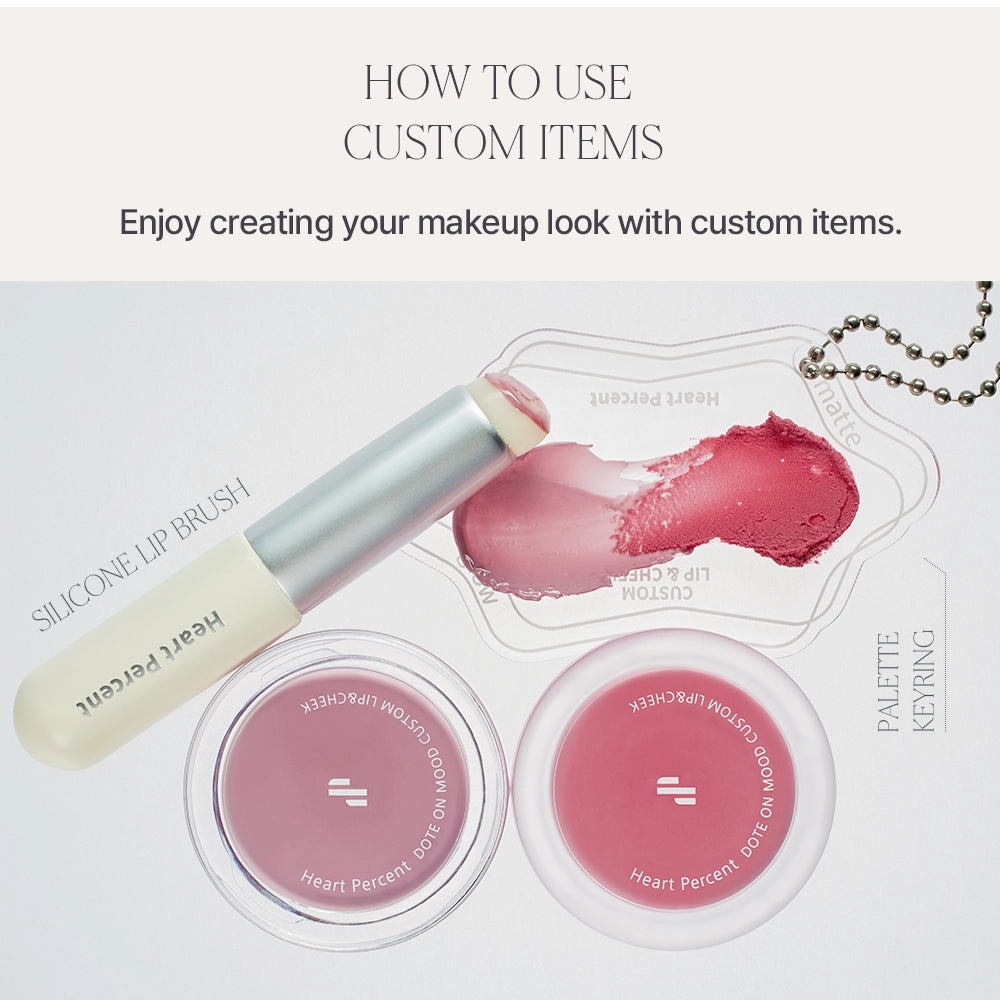 Heart Percent Dote on Mood Custome Lip & Cheek (Dual)